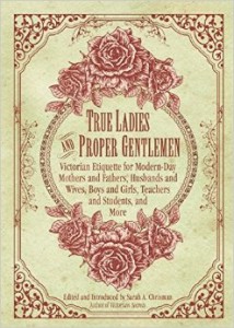 cover of victorian etiquette book